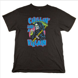 🔥Men's DOM Graphic Tee Chillin Like A Villain